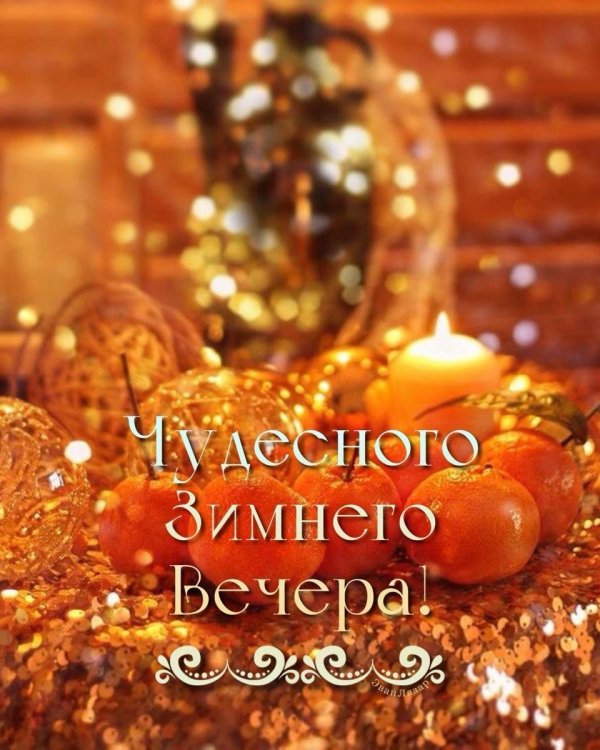 добрейшего зимнего вечера