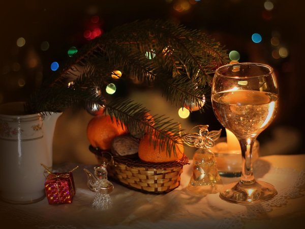 новогодние натюрморты