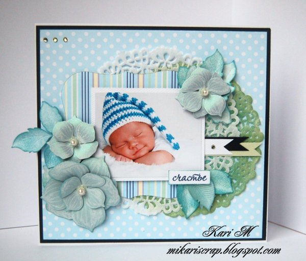 с новорожденным скрапбукинг