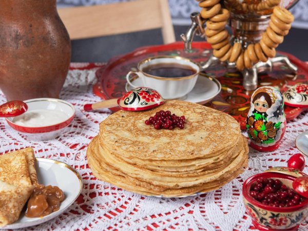 блины и чай