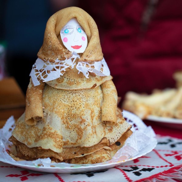 кукла из блинов