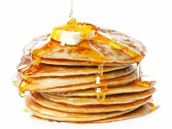 блин на белом фоне