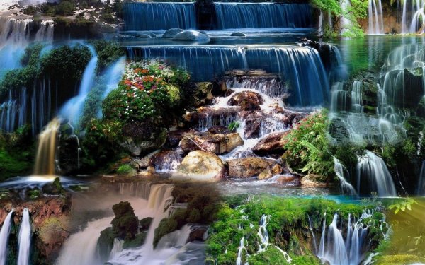 каскадные водопады мартина