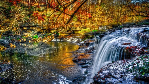 красивые пейзажи с водопадами