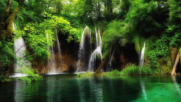 beautiful waterfall