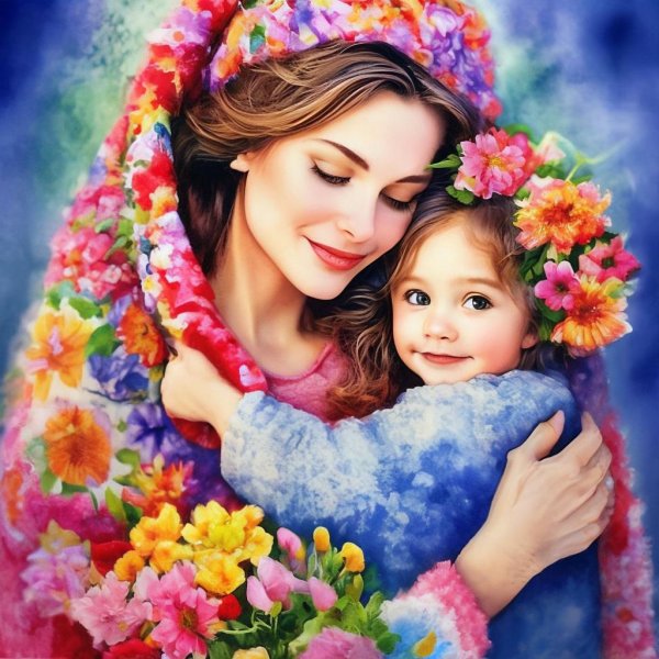 красивая мама