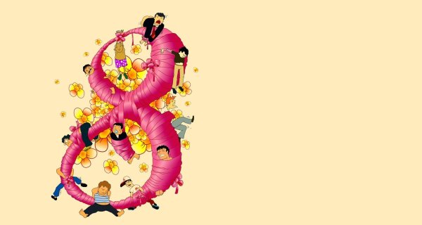 8 марта креативная открытка