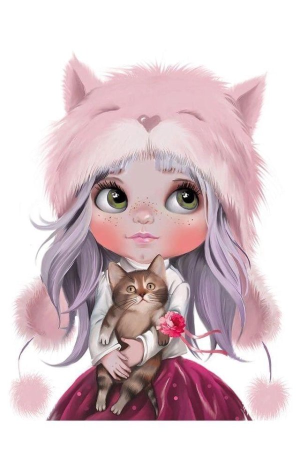 девушка иллюстрация