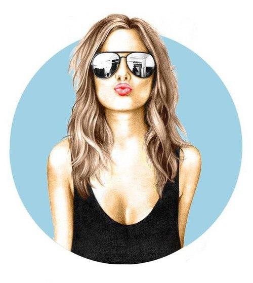 иллюстрации девушек