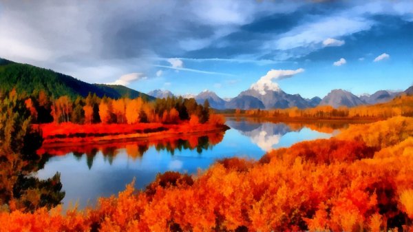 осенние пейзажи