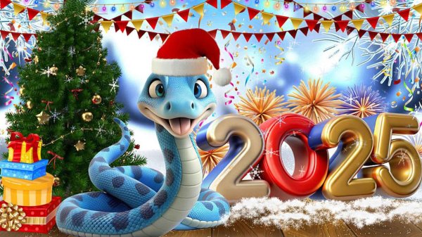 новый 2025 год змеи