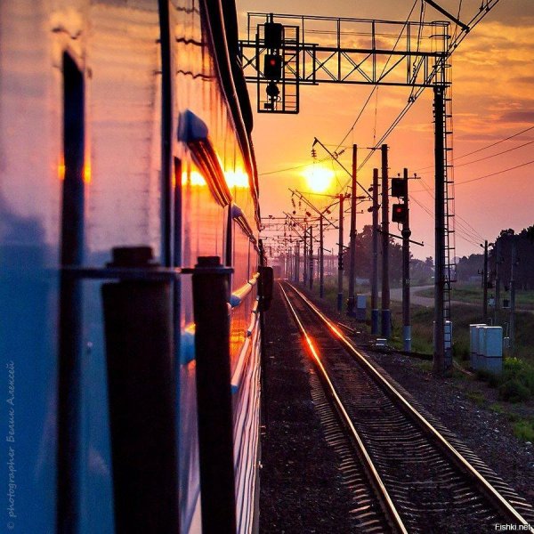 поезда и железные дороги