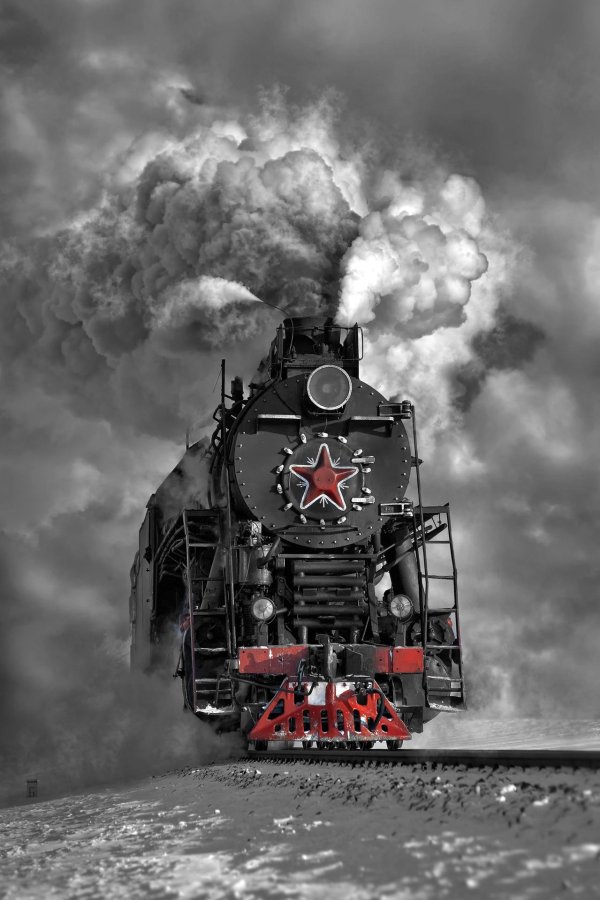 паровоз со звездой