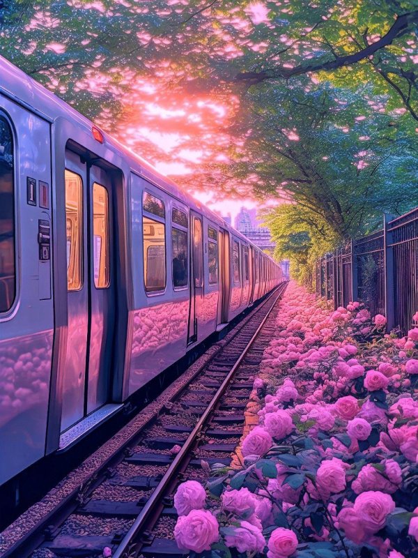 пейзаж город