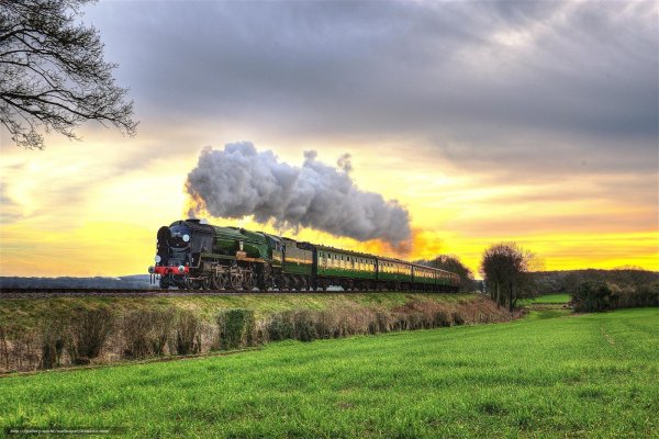 паровоз транссибирский экспресс