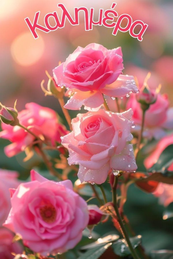 розовая роза