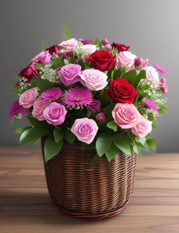 цветочная корзина