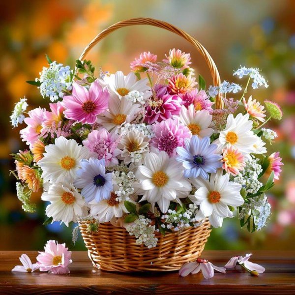 открытка цветами