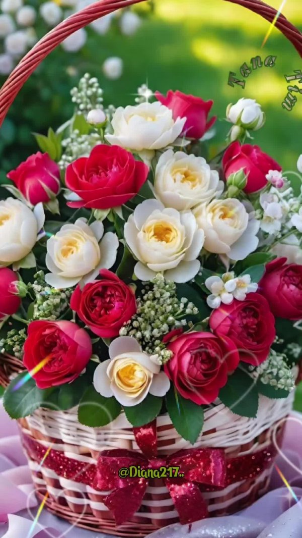корзина с цветами