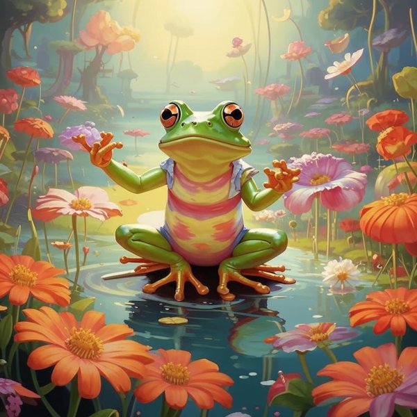 сказочная лягушка