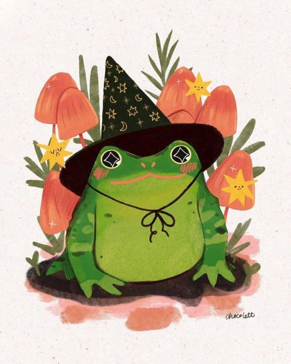 лягушонок в шляпе