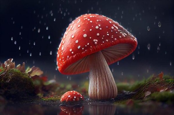 сказочный мухомор