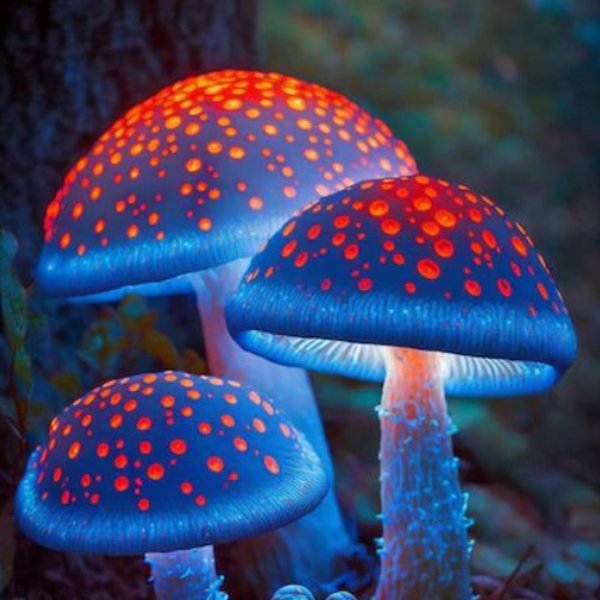 синий мухомор