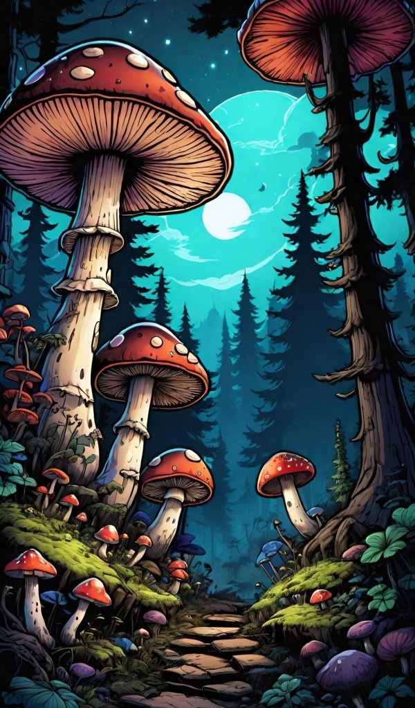 mushroom art