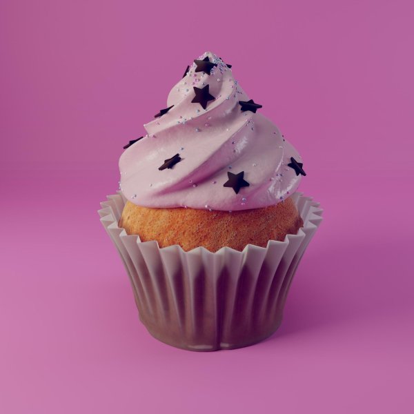 кекс красивый