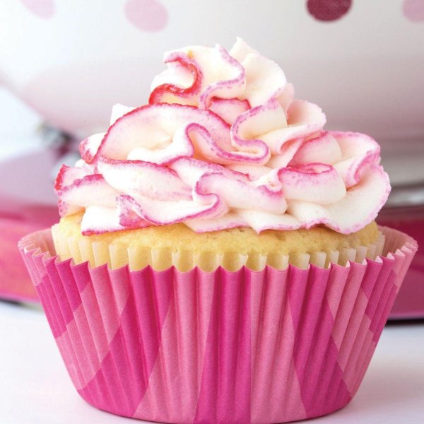 розовый кекс