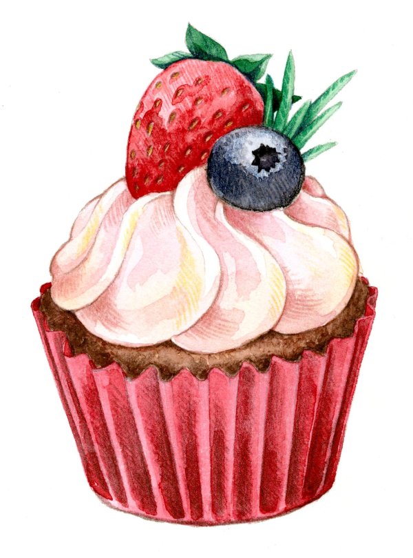 пирожное рисунок