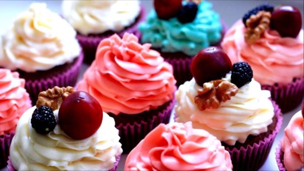 красивые кексы