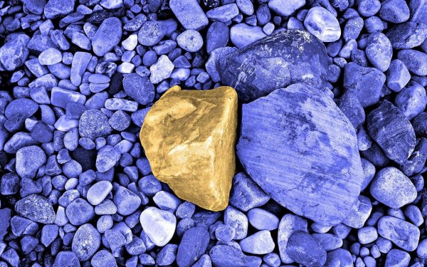 синие минералы