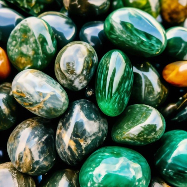 moss agate камень