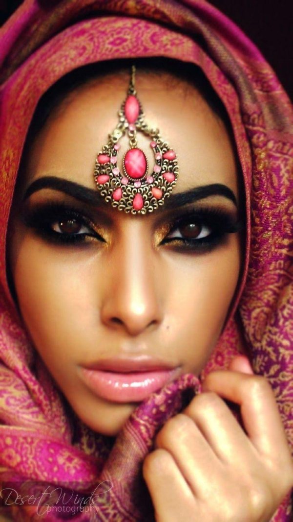 индийский макияж