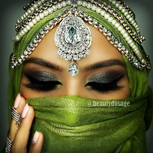 макияж мусульманки