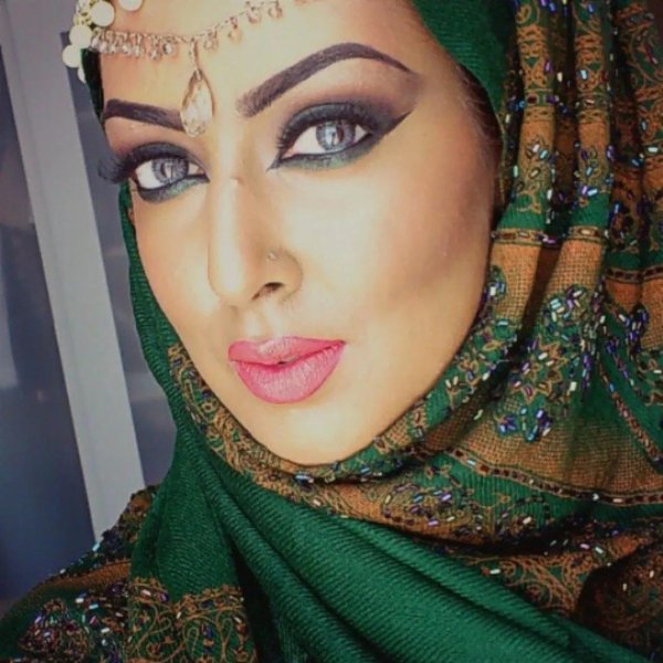 макияж мусульманки