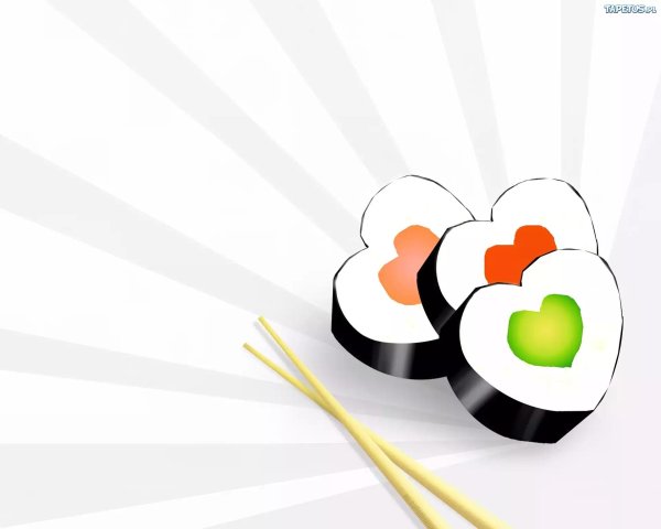 суши рисунки