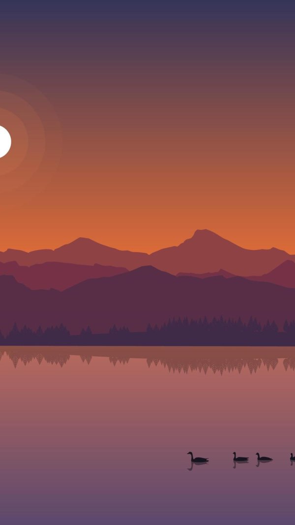 минималистичные пейзажи