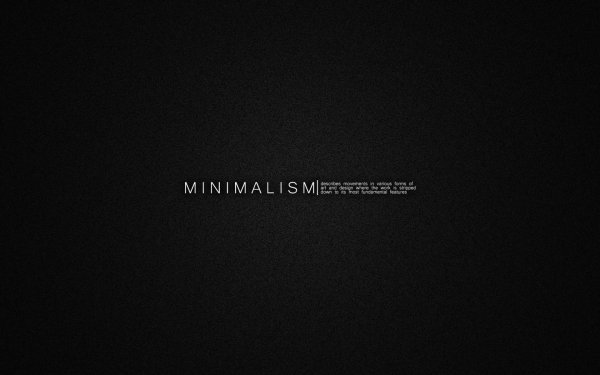 минимализм стиль