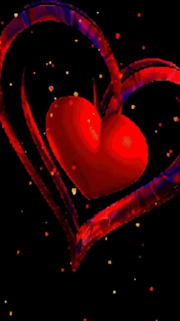 живые сердечки