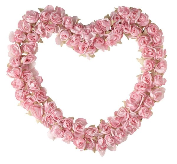венок в форме сердца
