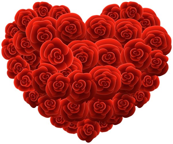 цветочки сердечки