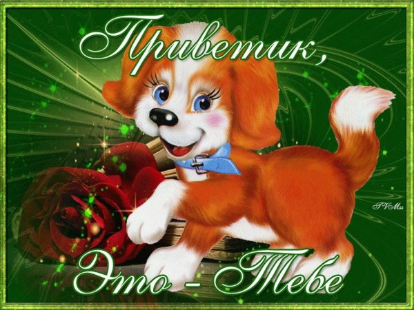 анимационные открытки привет