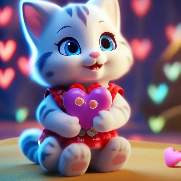 влюбленные мультяшки