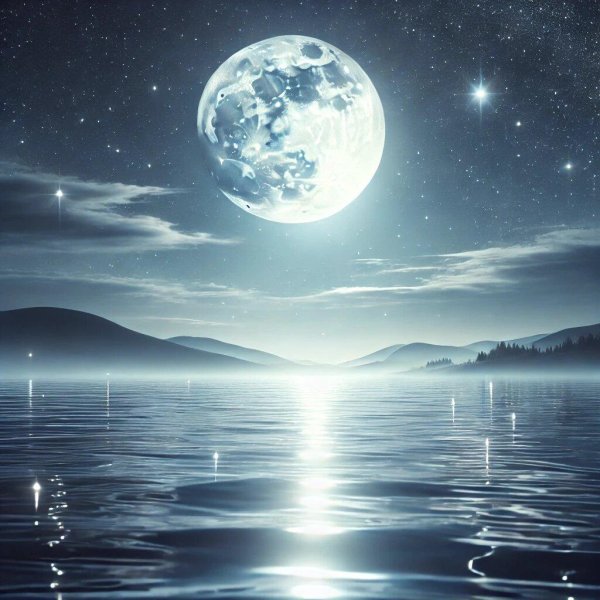 красивая луна