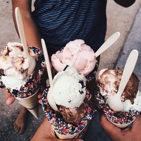 фотосессия с мороженым