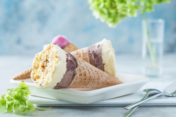 холодное мороженое