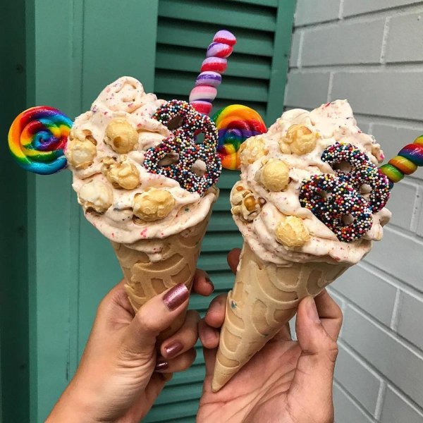 оригинальное мороженое