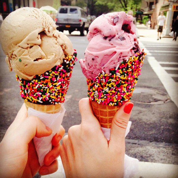 мороженое рожок